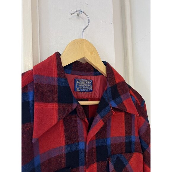 70’s Pendleton Pure Wool Flannel Button Up - Picture 4 of 6